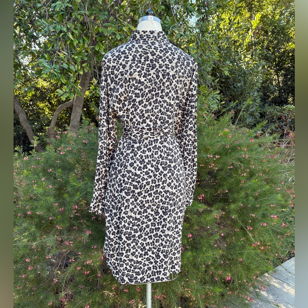 0039 Italy silk shirtdress with optional fabric belt - size XL - Picture 5 of 5